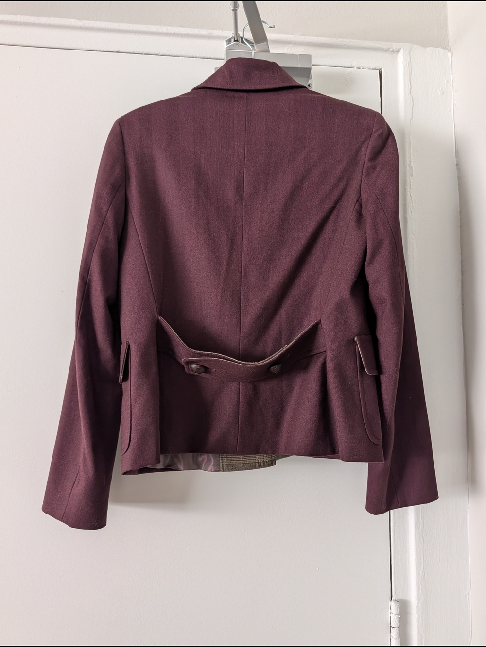 Cinzia Rocca Wool Button-Front Blazer - Picture 2 of 5